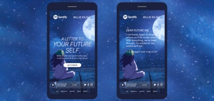Билли Айлиш и Spotify запустили сайт для отправки писем в будущее
