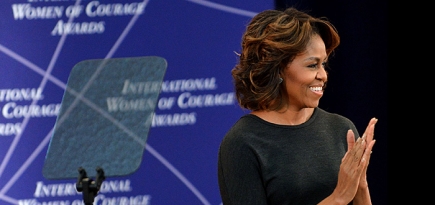 Мишель Обама наградила певицу Руслану премией за отвагу