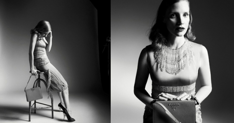 Джессика Честейн снялась в новой рекламе Prada