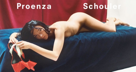 Обнаженная Мариякарла Босконо снялась в кампании Proenza Schouler