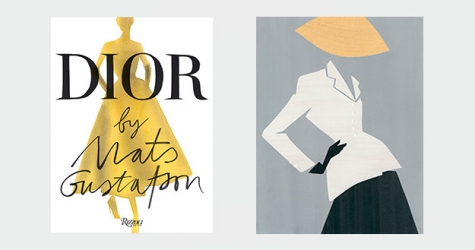 Коллекции Dior в акварельных рисунках Матса Густафсона