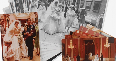 Неизвестные снимки со свадьбы принцессы Дианы выставили на аукцион