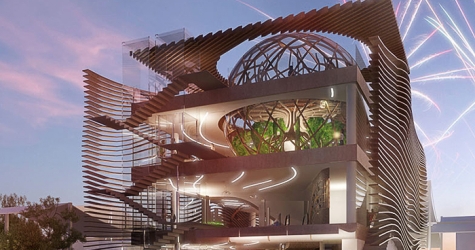 Геометрический павильон Азербайджана для Milan Expo 2015