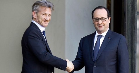 Шон Пенн обсудил с Франсуа Олландом вопросы благотворительности
