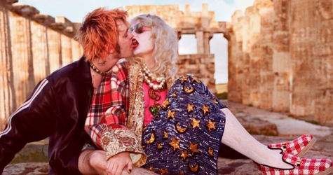 Модели на фоне сицилийских руин в новой кампании Gucci