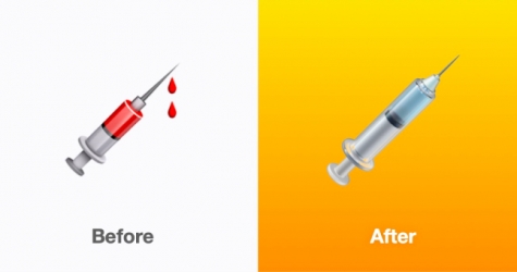 Apple изменила эмодзи со шприцем для обозначения вакцинации от COVID-19