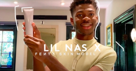 Рэпер Lil Nas X записал обзор на средства Fenty Skin