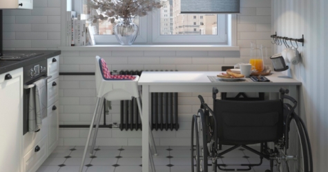 IKEA показала проекты квартир для людей с инвалидностью