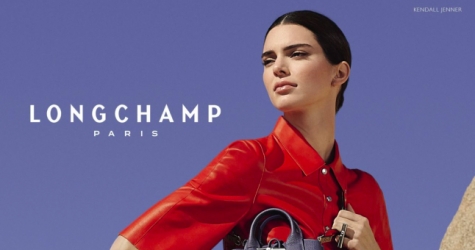 Кендалл Дженнер позирует на фоне скал и прерий в новой кампании Longchamp