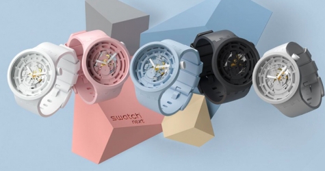 Бренд Swatch представил часы из биокерамики