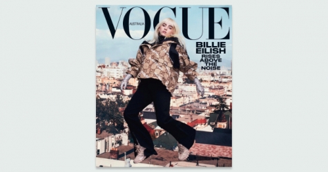Билли Айлиш снялась в куртке Gucci x Balenciaga для обложки австралийского Vogue