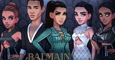 Новая коллекция Balmain стала частью игры Ким Кардашьян