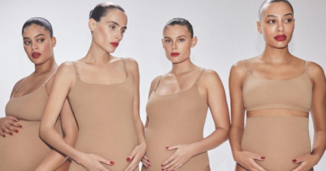 Ким Кардашьян выпустила коллекцию нижнего белья для беременных