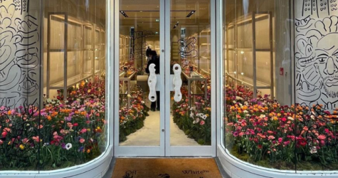 Off-White создал цветочные инсталляции в память о Вирджиле Абло