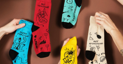 St.Friday Socks выпустил носки к 200-летию Достоевского