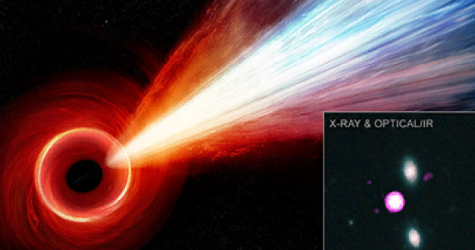 Астрономы обнаружили рекордно длинную черную дыру