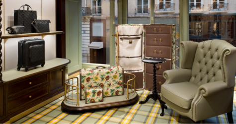 Gucci открыл первый багажный магазин в Париже