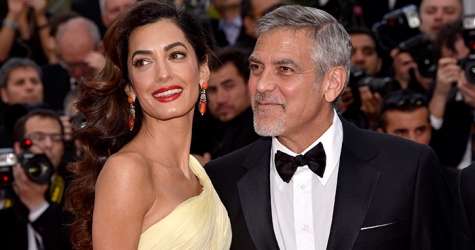 Амаль Аламуддин и Джордж Клуни на ковровой дорожке в Каннах