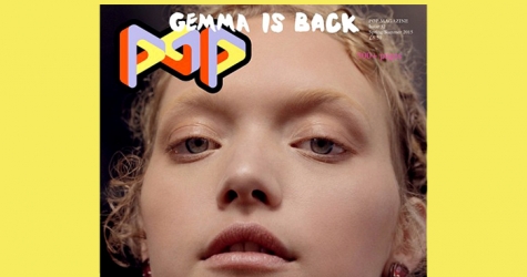 Джемма Уорд на обложке весеннего выпуска журнала Pop