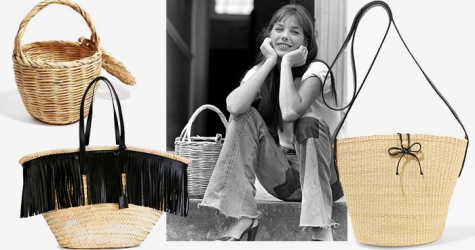 Новая it bag: плетеная корзина для города и пляжа