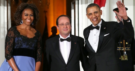 Франсуа Олланд в гостях у Барака Обамы
