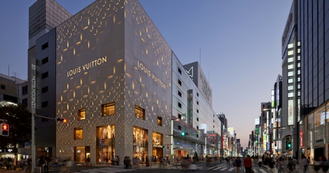 Студия Jun Aoki представила фасад токийского Louis Vuitton