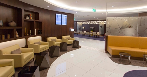 Новый зал ожидания Etihad Airways в Абу-Даби