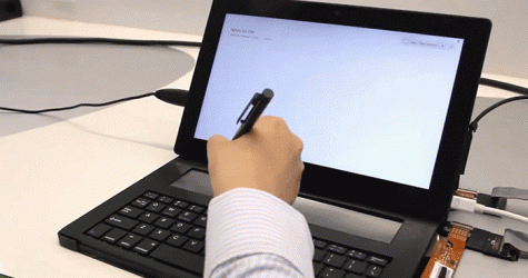 Microsoft представила ноутбук с электронной бумагой