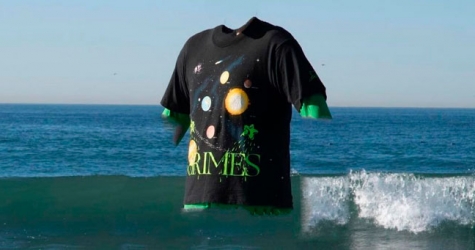 Grimes выпустила мерч из винтажных футболок