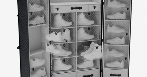 Louis Vuitton предлагает кастомизировать чемодан для хранения кроссовок