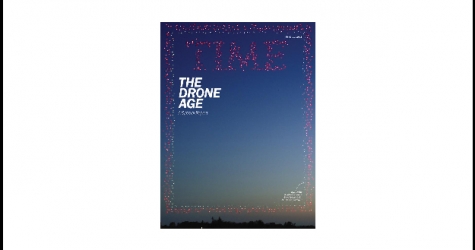 Журнал Time сделал обложку с помощью почти тысячи дронов