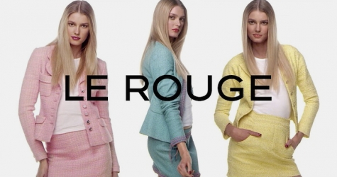 Сигрид Агрен в рекламе коллекции Chanel Le Rouge