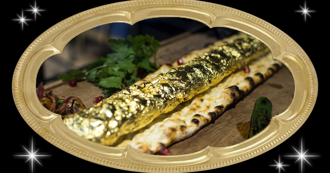 Еда всего дороже: золотой кебаб за 18 950 рублей в ресторане Cihan