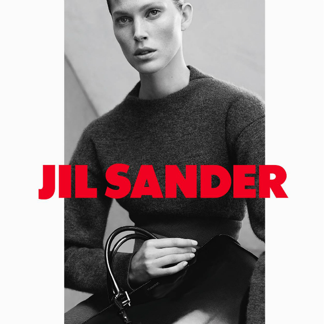 Иселин Стейро в рекламной кампании Jil Sander, осень-зима 2014