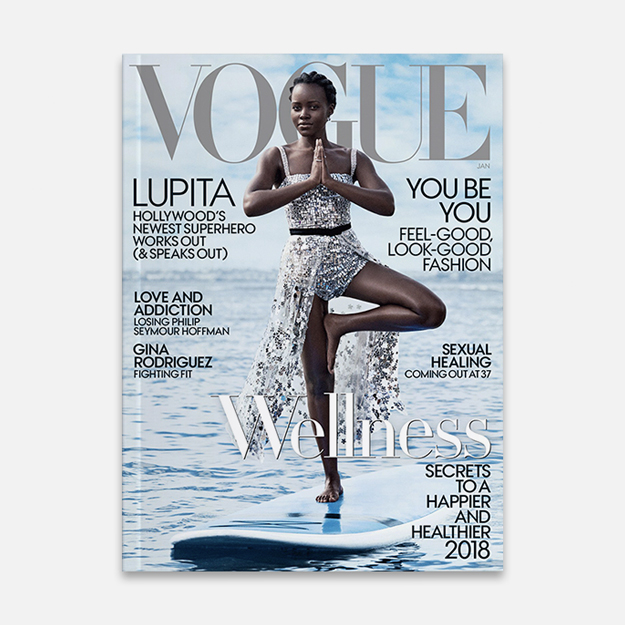Люпита Нионго прокатилась на серфе в Dior для обложки Vogue