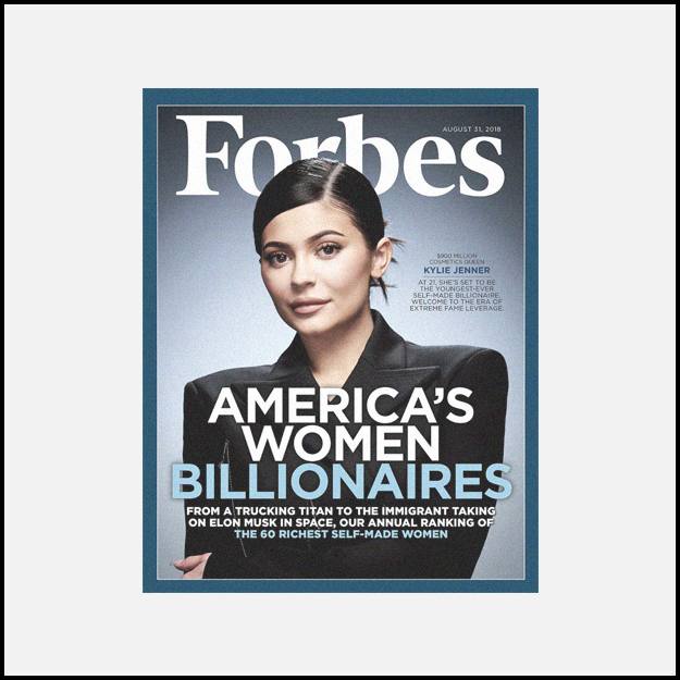 Кайли Дженнер попала на обложку Forbes
