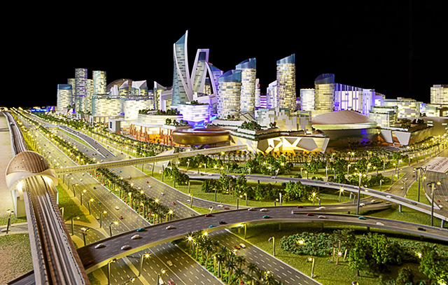 Проект первого в мире крытого города с климат-контролем в Дубае