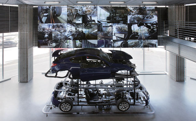 Уникальная инсталляция в Hyundai MotorStudio на Новом Арбате