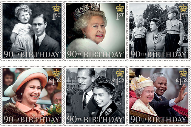 Семейный портрет: к 90-летию королевы выпустят марки