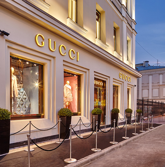 На Петровке открывается флагманский бутик Gucci
