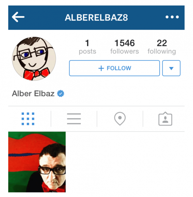 Альбер Эльбаз наконец завел себе Instagram