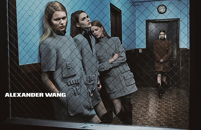 Первый кадр: рекламная кампания Alexander Wang, осень-зима 2014