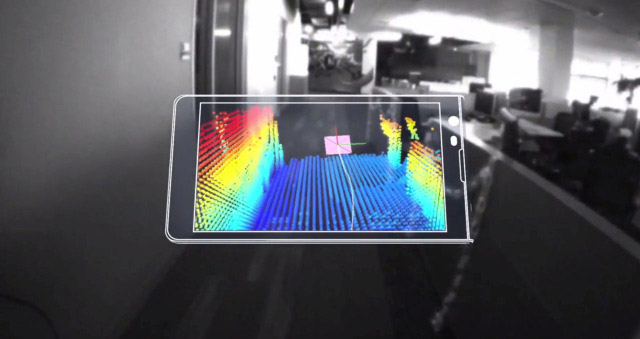 Google представил смартфон с 3D-сканером пространства