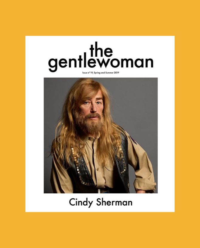 Художница Синди Шерман позирует с бородой на обложке нового номера The Gentlewoman