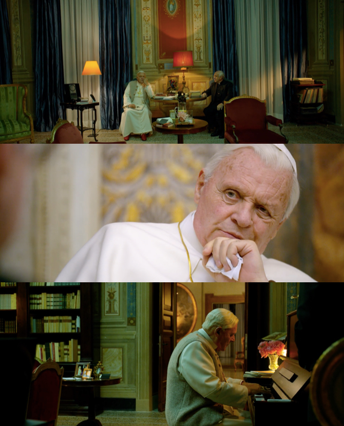 Энтони Хопкинс играет папу римского в тизере драмы «Два папы»