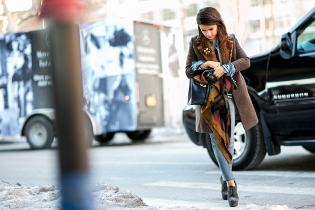 Неделя моды в Нью-Йорке AW14: street style. Часть VI