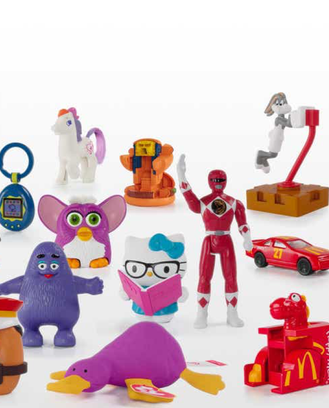McDonald's возвращает раритетные игрушки в честь 40-летия Happy Meal