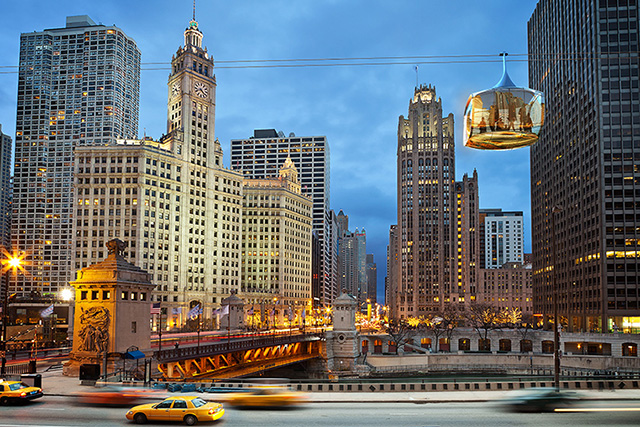 В Чикаго появится канатная дорога