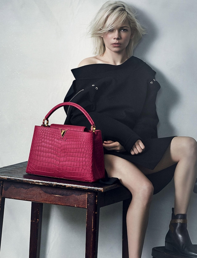 Мишель Уильямс в новой кампании сумок Louis Vuitton
