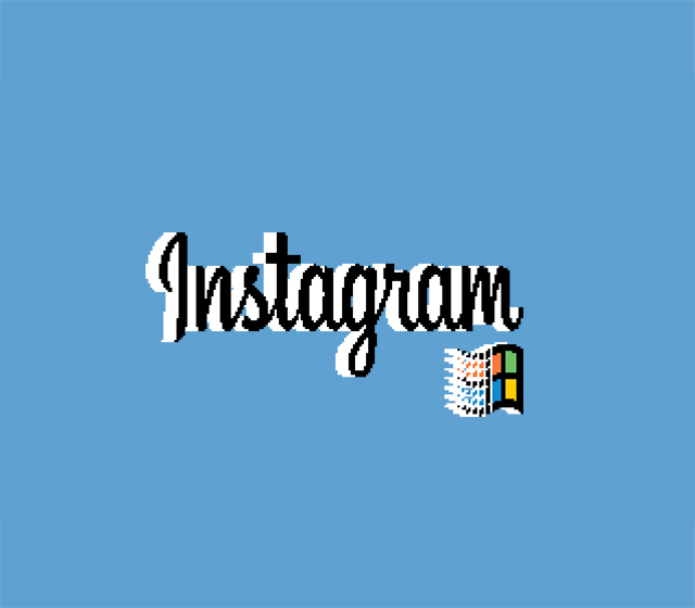Машина времени: как если бы Instagram был на Windows 95